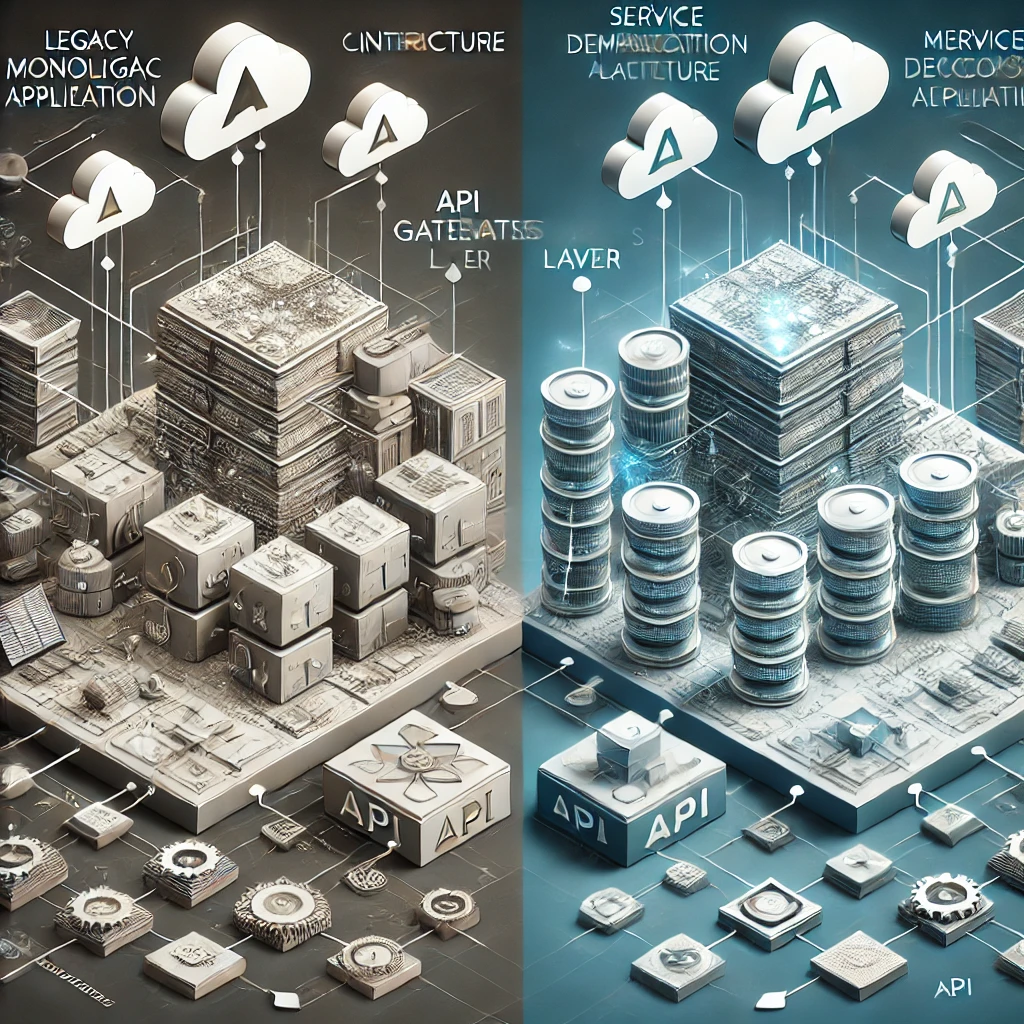 API and docker microservices