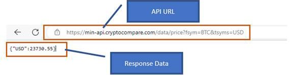 Endpoint of the API