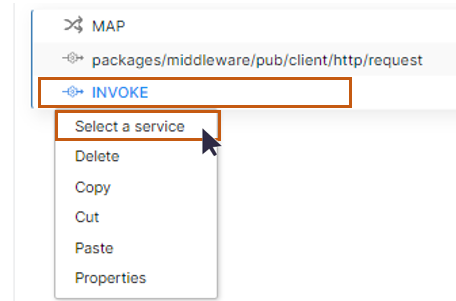Select a Service