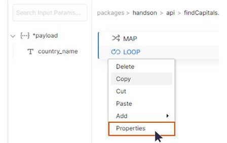 select properties