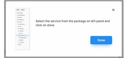 Select a service