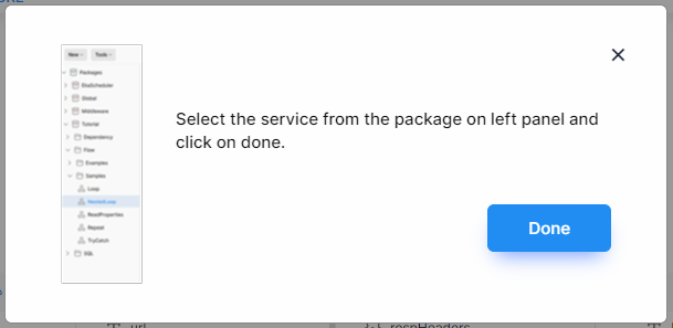 Select a Service